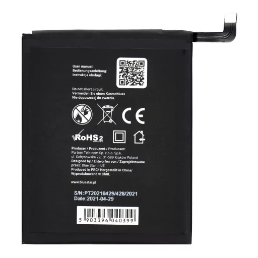 Akkumulátor Xiaomi Redmi 6 / 6A (BN37) 3000 mAh Blue Star