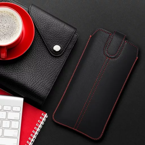 Pocket Universalis tok Ultra Slim M4 - for iPhone 15 Pro Max/14 Pro Max/12 Pro Max /13 Pro Max/15 Plus/Samsung Note 8/A20s/A71/A52 4G/5G /S21+/S23 Plus/S24 Plus/S23FE/Xiaomi Redmi Note 10/10s/105G/13 4G/13 5G/13 Pro 4G/13 Pro 5G/13 Pro Plus fekete