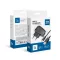 Blue Star Lite hálózati töltő USB-A 2A 10W + USB-A – USB-C kábel TFK-TC-1095B fekete
