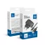 Blue Star Lite hálózati töltő USB-A 2A 10W + USB-A – USB-C kábel TFK-TC-1095B fekete