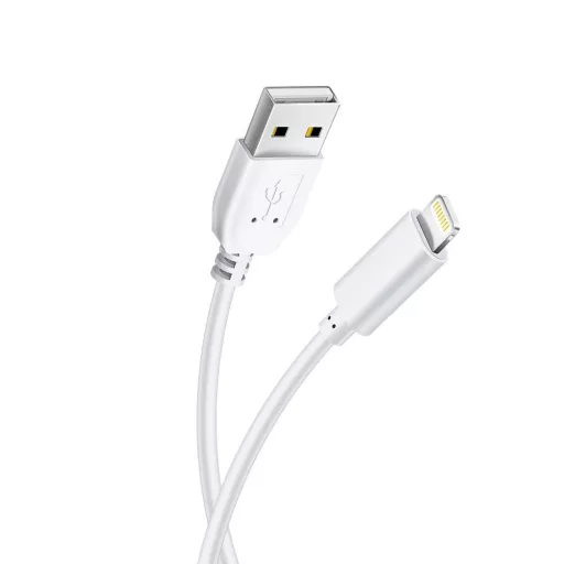 Blue Star Lite USB-A – Lightning töltőkábel 3A 1,2 m fehér