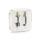 3,5 mm jack – 3,5 mm jack AUX kábel BOX 1 m fekete