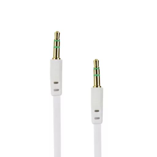 3,5 mm jack – 3,5 mm jack AUX kábel BOX 1 m fehér
