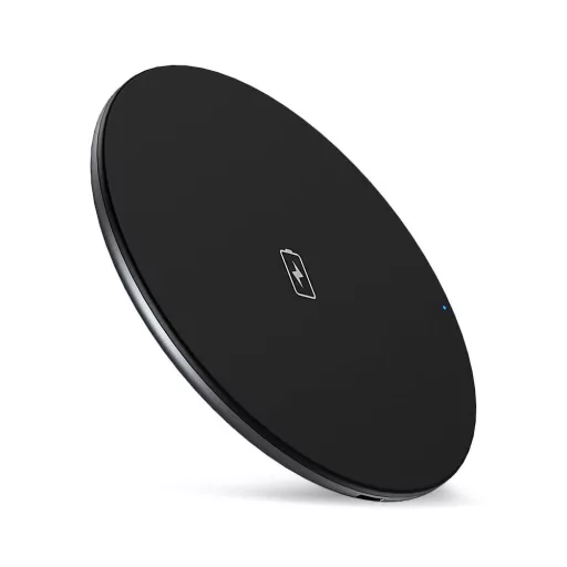 Forcell F-Energy Qi QC 15W vezeték nélküli töltő USB-C – USB-A adatkábellel fekete