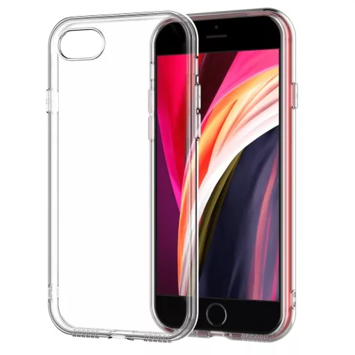 Szilikon tok iPhone 7 / 8 / SE 2020 / SE 2022 Clear Case 2 mm Box átlátszó