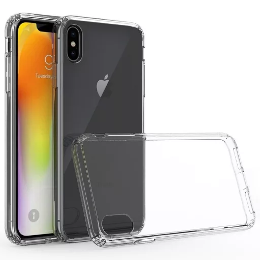 Szilikon tok iPhone XS MAX Clear Case 2 mm Box átlátszó