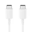 SAMSUNG eredeti USB-C – USB-C töltőkábel EP-DA705BWEGWW 1 m fehér