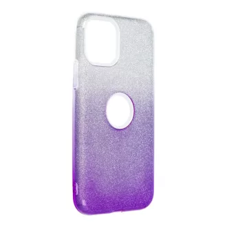 Shining csillogós tok iPhone 11 PRO  átlátszó violet