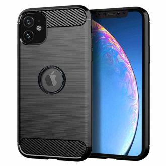 Carbon tok iPhone 12 MINI  fekete