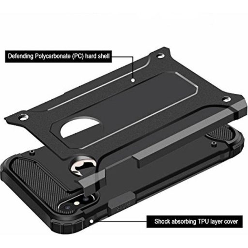 Armor ütésálló tok iPhone XS  fekete