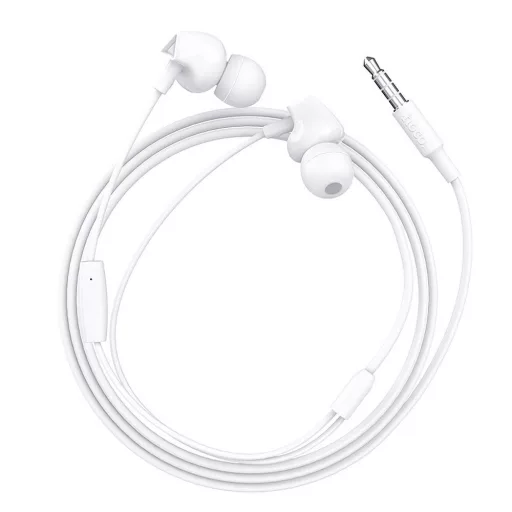 Hoco vezetékes fülhallgató 3,5 mm jack M60 fehér