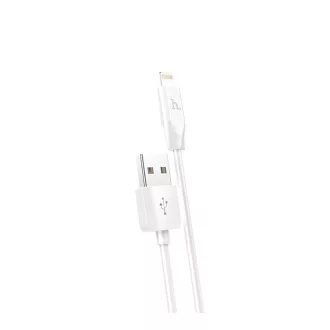 Hoco USB-A – Lightning töltőkábel X1 2,1A 2 m fehér