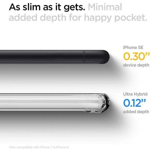 SPIGEN tok Ultra Hybrid  iPhone 7 / 8 / SE 2020 / SE 2022 átlátszó