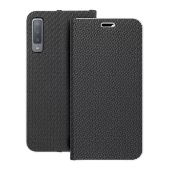 Luna Carbon Flip tok SAMSUNG A7 2018 fekete