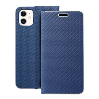 Luna Carbon Flip tok iPhone 11 kék