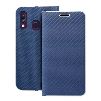 Luna Carbon Flip tok SAMSUNG A40 kék