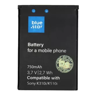   Akkumulátor Sony Ericsson K310i / K510i / J300 / W200 / T280 750 mAh Blue Star Premium
