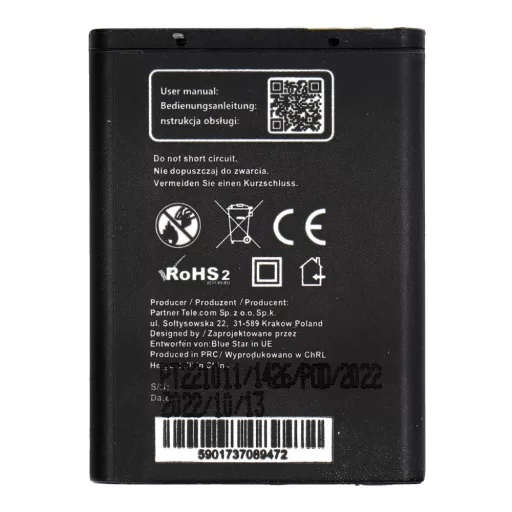 Akkumulátor Nokia 6020 / 5200 / 5300 / 3220 / 5140 1000 mAh Blue Star Premium