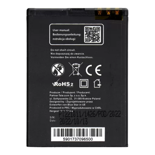 Akkumulátor Nokia N97 Mini / E5 / E7-00 / N8 950 mAh Blue Star
