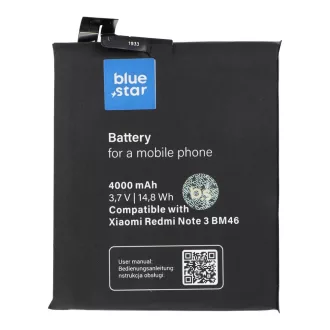 Akkumulátor Xiaomi Redmi Note 3 (BM46) 4000 mAh Blue Star