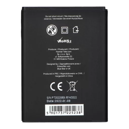 Akkumulátor Samsung Galaxy Mini 2 S6500 / Galaxy Young S6310 / Galaxy Ace Plus S7500 1550 mAh Blue Star Premium
