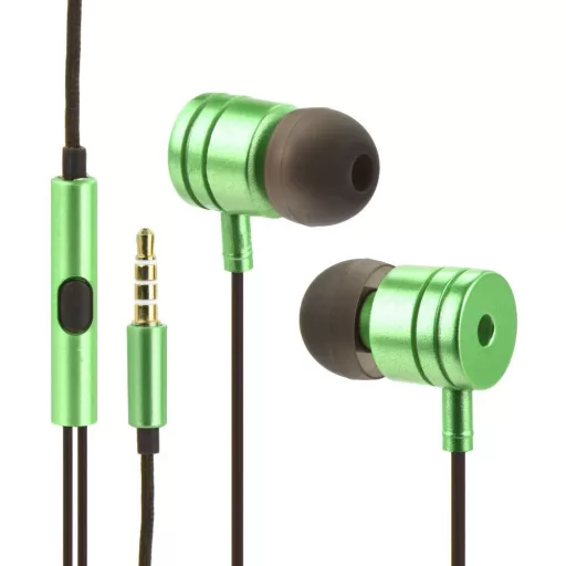 Mi vezetékes fülhallgató 3,5 mm jack metal box lime