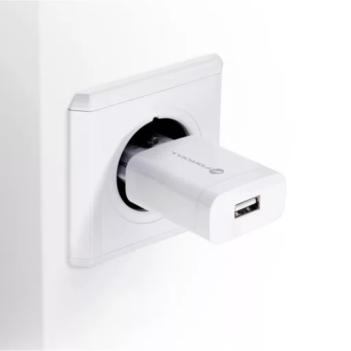 Forcell F-Energy hálózati töltő USB-A QC3.0 2,4A 18W TFK-TC-1099 fehér