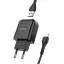 Hoco hálózati töltő USB-A 2A 10W + USB-A – Lightning kábel N2 fekete