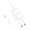 Hoco hálózati töltő USB-A 2A 10W + USB-A – USB-C kábel N2 fehér