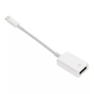 USB-A (anya) – Lightning (apa) OTG adapter fehér