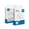 Blue Star hálózati töltő USB-C QC4.0 PD 3A 18W + USB-C – Lightning kábel TFK-TC-1099C fehér