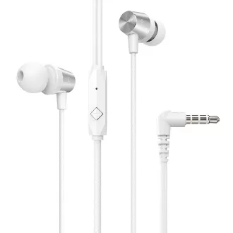 Hoco vezetékes fülhallgató 3,5 mm jack M79 fehér