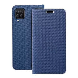 LUNA Carbon Flip tok Samsung A12 / M12 kék