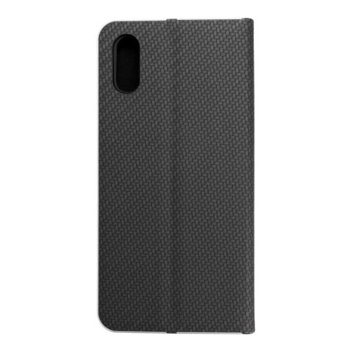 Luna Carbon Flip tok Xiaomi Redmi 9AT / Redmi 9A fekete
