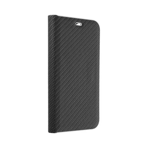 Luna Carbon Flip tok SAMSUNG A52 5G / A52 LTE ( 4G ) / A52s 5G fekete