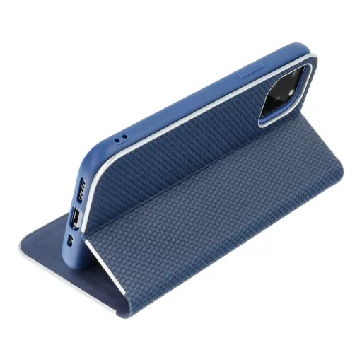 Luna Carbon Flip tok SAMSUNG A52 5G / A52 LTE ( 4G ) / A52s 5G kék