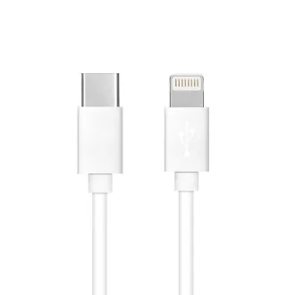 USB-C – Lightning kábel C291 PD 3A 20W 1 m fehér