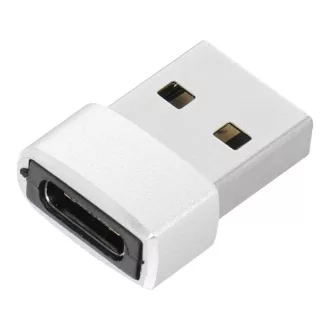 USB-C (anya) – USB-A (apa) adapter ezüst