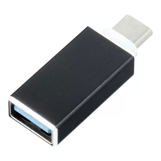 USB-A 3.0 (anya) – USB-C (apa) OTG adapter fekete