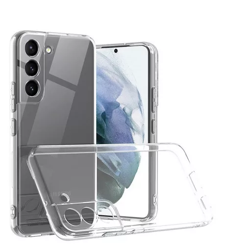 Szilikon tok Samsung S21 FE Clear Case 2 mm Box átlátszó