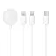 3 az 1-ben USB-C töltőkábel (USB-C – 2 × Lightning / Apple Watch) 3W 2A C3168 1,2 m fehér