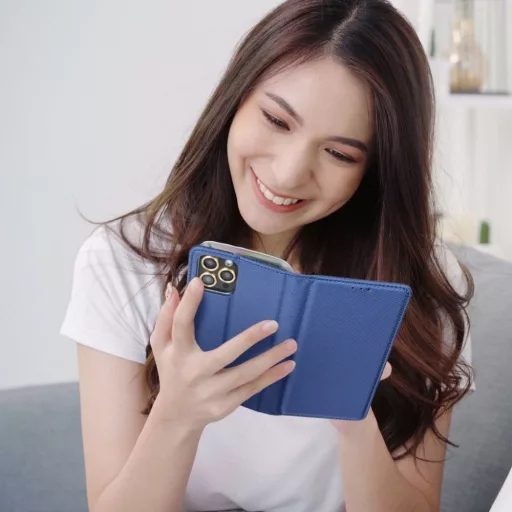 Smart Case Flip tok iPhone 13 Mini sötétkék