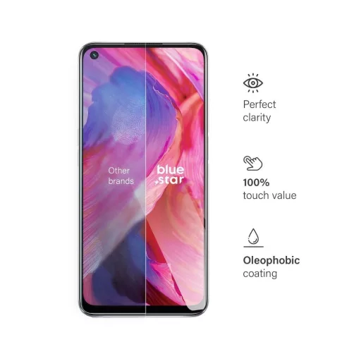 Üvegfólia  Oppo A74 5G Blue Star