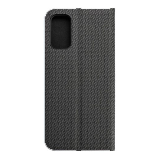 Luna Carbon Flip tok Xiaomi Redmi Note 10 5G / Poco M3 Pro / Poco M3 Pro 5G fekete