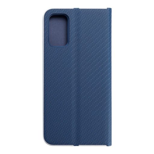 Luna Carbon Flip tok Xiaomi Redmi Note 10 5G / Poco M3 Pro / Poco M3 Pro 5G kék