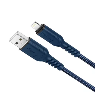 Hoco USB-A – Lightning töltőkábel X59 2,4A 1 m kék