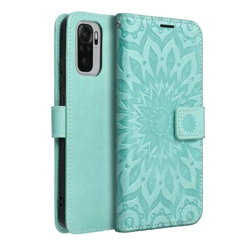 Mezzo Flip tok XIAOMI Redmi 9C / 9C NFC mandala zöld