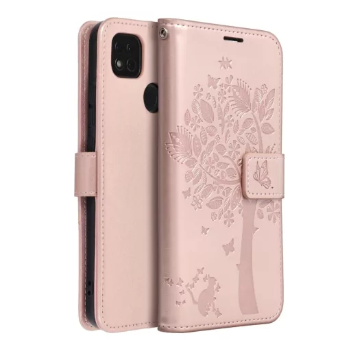 Mezzo Flip tok XIAOMI Redmi 9C / 9C NFC mandala rozéarany