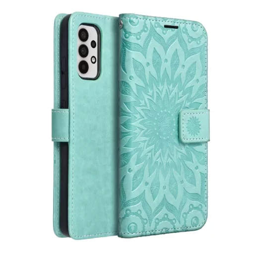 Mezzo Flip tok SAMSUNG A32 LTE ( 4G ) mandala zöld