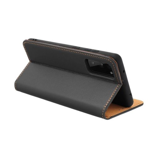 SMART PRO Leather bőrhatású flip tok  SAMSUNG A52 5G / A52 LTE (4G) fekete